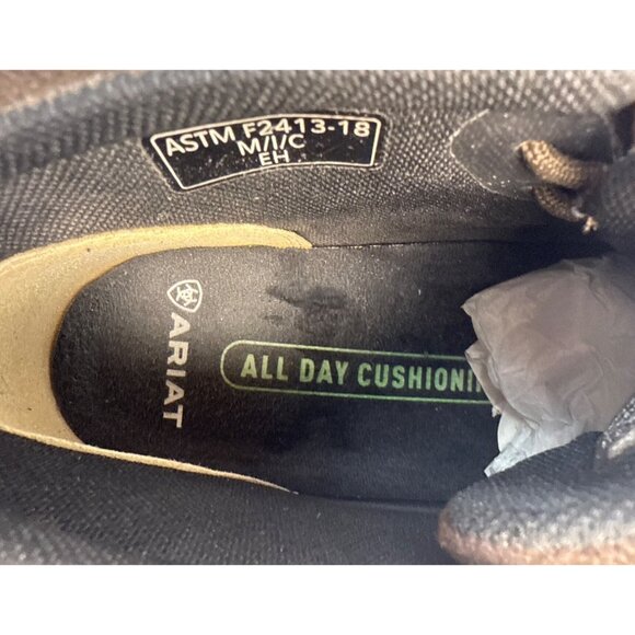 Ariat Mens Edge LTE Moc Composite Toe Work Brown Croco Leather Boot Size 7.5 D - Picture 9 of 11